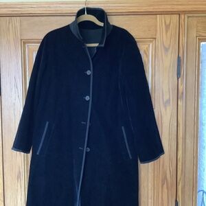 JJILL Reversible Black Velvety/Black nylon….two coats for the price of one!!!